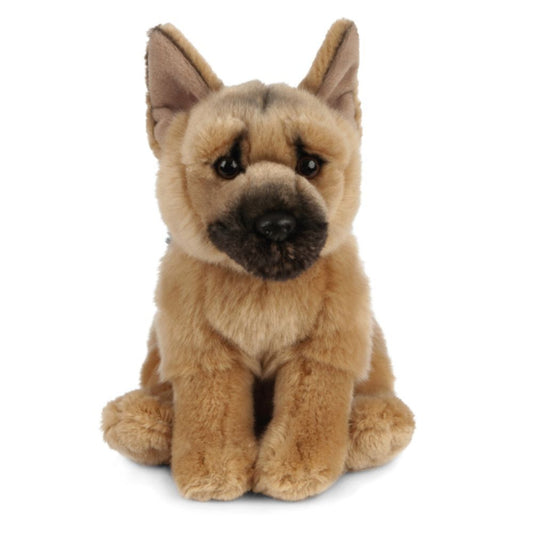 Soft and cuddly German Shepherd plush animal from Toys at Foys.