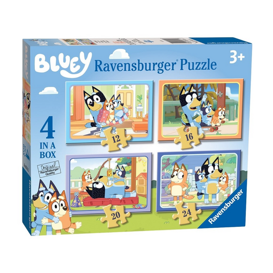 Bluey 4 in 1 puzzle at Toys at Foys