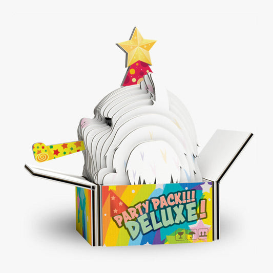 Eugy Cat Cottonball 3D puzzle toy made from eco-friendly materials