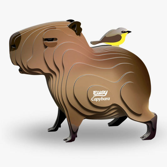 Eugy Pachycephalo 3D puzzle model, eco-friendly and fun for all ages.