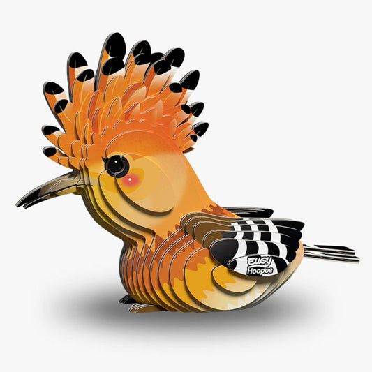 Eugy Hoopoe 3D puzzle – eco-friendly and fun to build