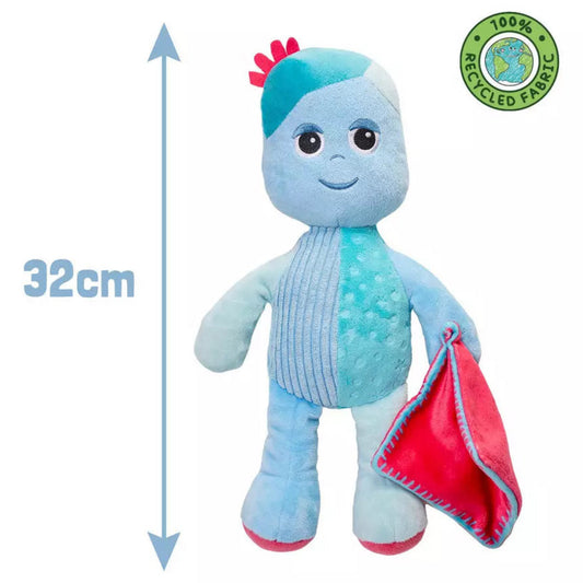 Igglepiggle Talking Soft Toy packaging displaying product details