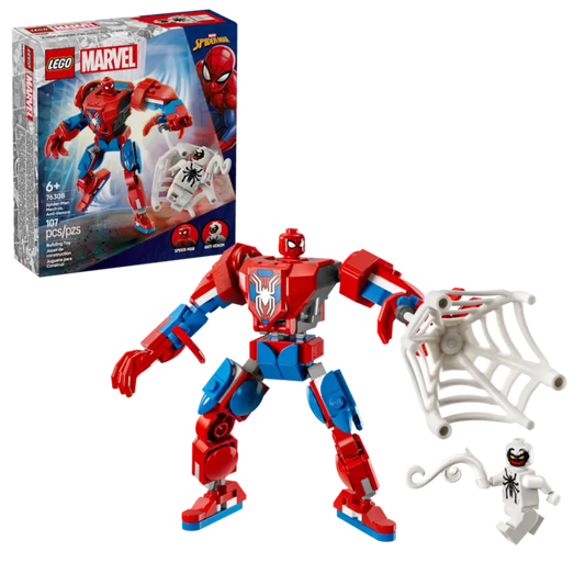 LEGO Marvel 76308 box showcasing Spider-Man and Anti-Venom battle