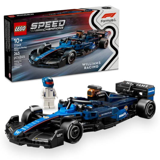 LEGO Speed Champions Williams Racing FW46 F1 Race Car 77249 model.