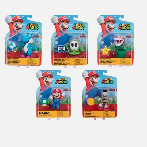 Nintendo Super Mario 4" Figure Assorted