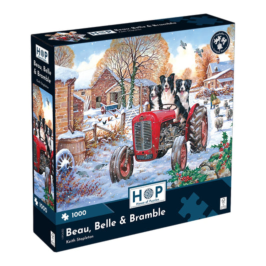 Beau, Belle & Bramble - 1000 Piece Jigsaw Puzzle