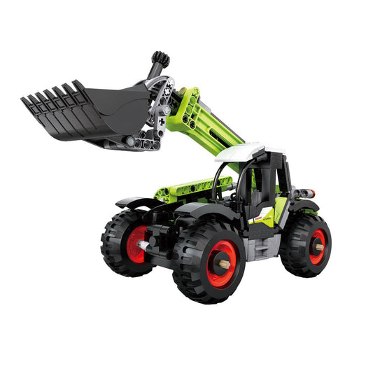 Working steering, wheel movement and telescopic boom