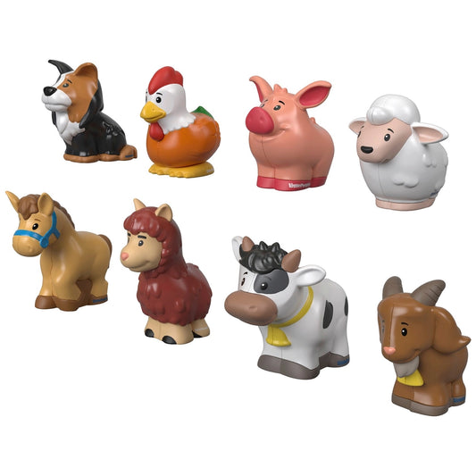Includes 8 different farm animal figures