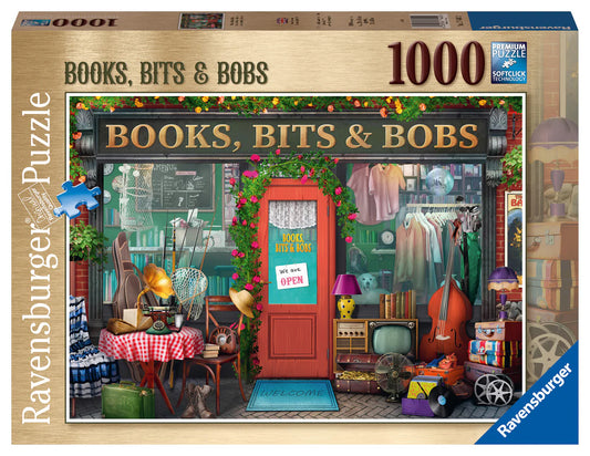 Books, Bits & Bobs 1000pc Jigsaw Puzzle