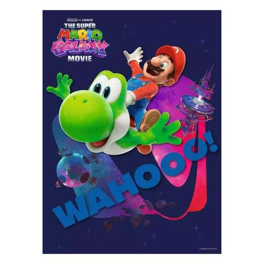 Features artwork inspired by the Super Mario Galaxy Movie