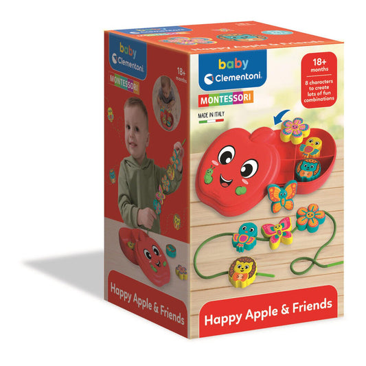 Baby Clementoni Happy Apple Lacing set