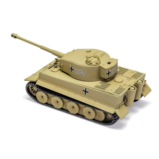 Airfix Tiger 1 Starter Kit rear view
