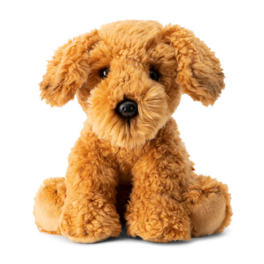 front view of Animigos World Of Nature Cockapoo Dog