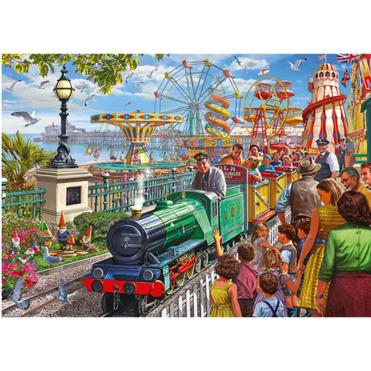 Falcon Fun At The Seaside 1000pc compete puzzle
