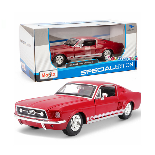 1:24 1967 Ford Mustang GT Red in box
