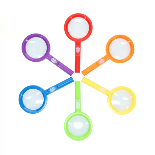 colourful magnifying glasses 3x