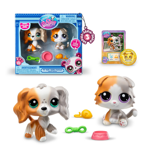 LPS Pet Pairs Series 3 Asstd cat and dog