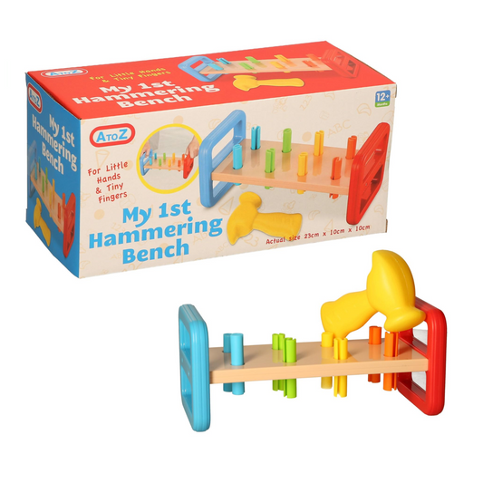 my 1st hammering bench with box