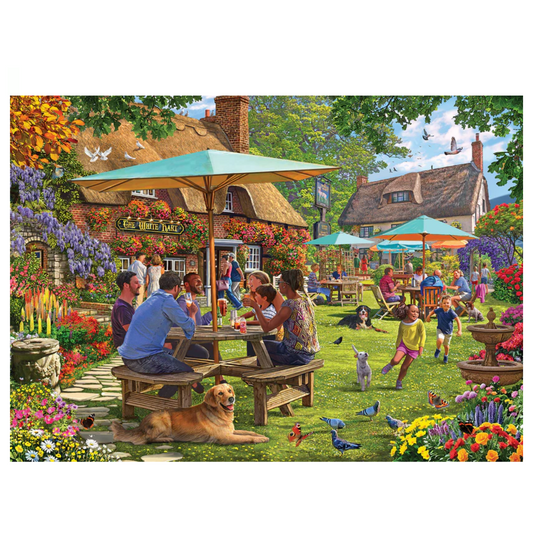 Falcon Summer At The Pub 1000pc complete puzzle