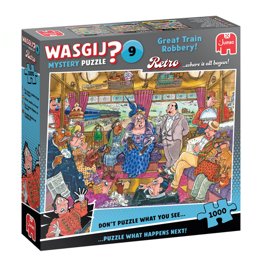 Wasgij Mystery 9 Great Train Robbery 1000pc in the box