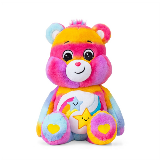 "Care Bears Jumbo Plush Dare to Care, 24-inch cuddly toy."
