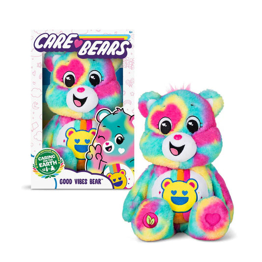 "35cm Care Bears Good Vibes Bear plush, perfect for hugs"