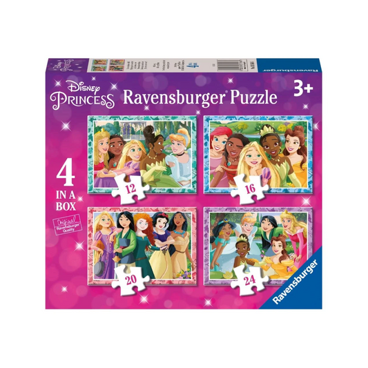 Ravensburger disney princess puzzle 4 in a box