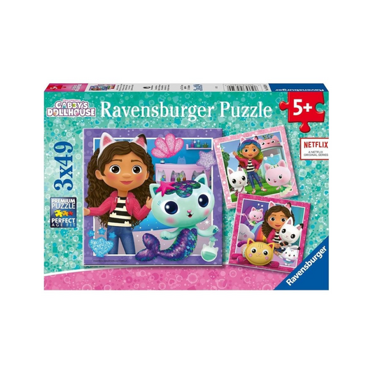 Ravensburger Gabby's Dollhouse 3x49pc puzzle