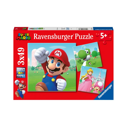 Ravensburger super mario 3x49 puzzle