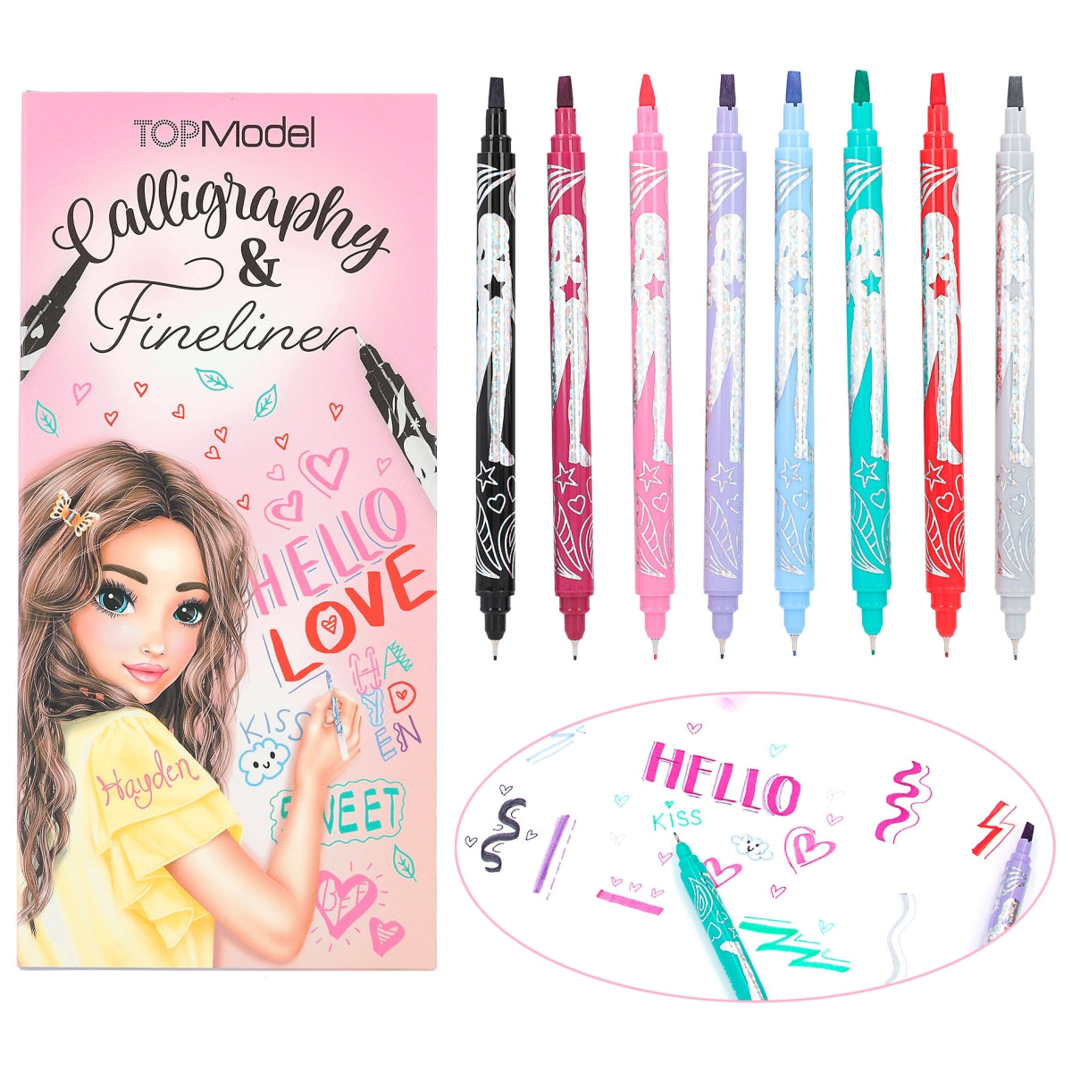 TOPModel Calligraphy and Fineliner Set