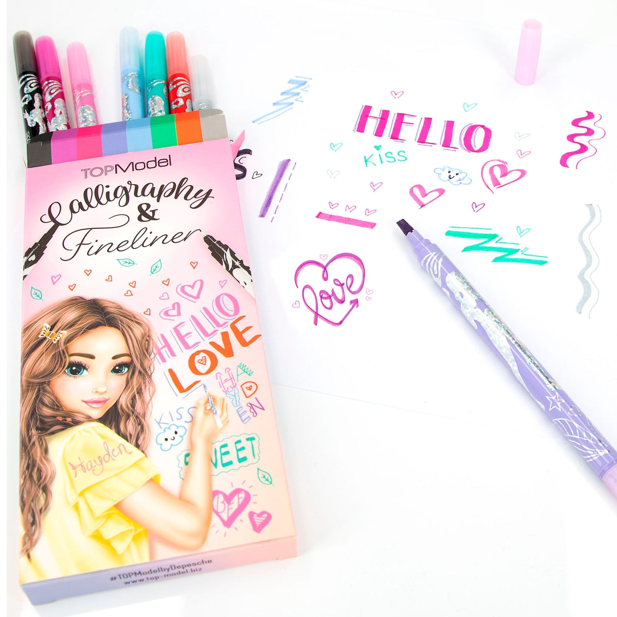 TOPModel Calligraphy and Fineliner Set