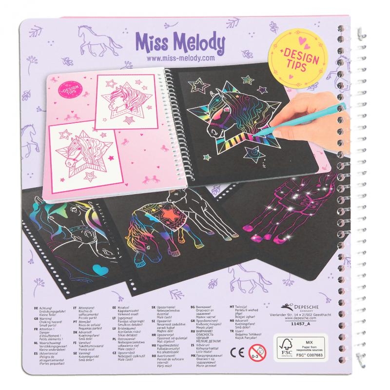 Miss Melody Magic-Scratch Book