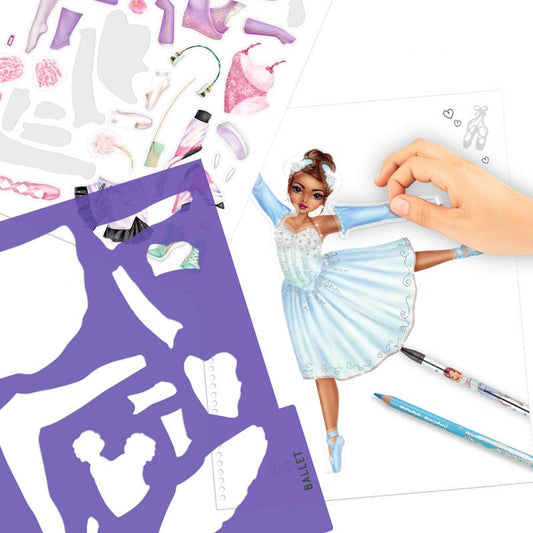 TOPModel DANCE Colouring Book