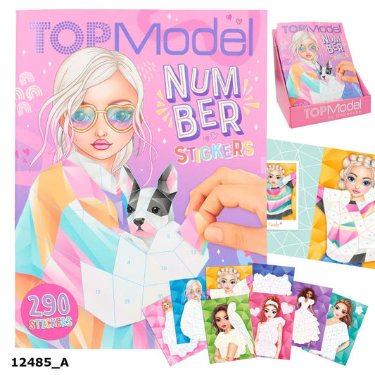 TOPModel Number Sticker Fantasy