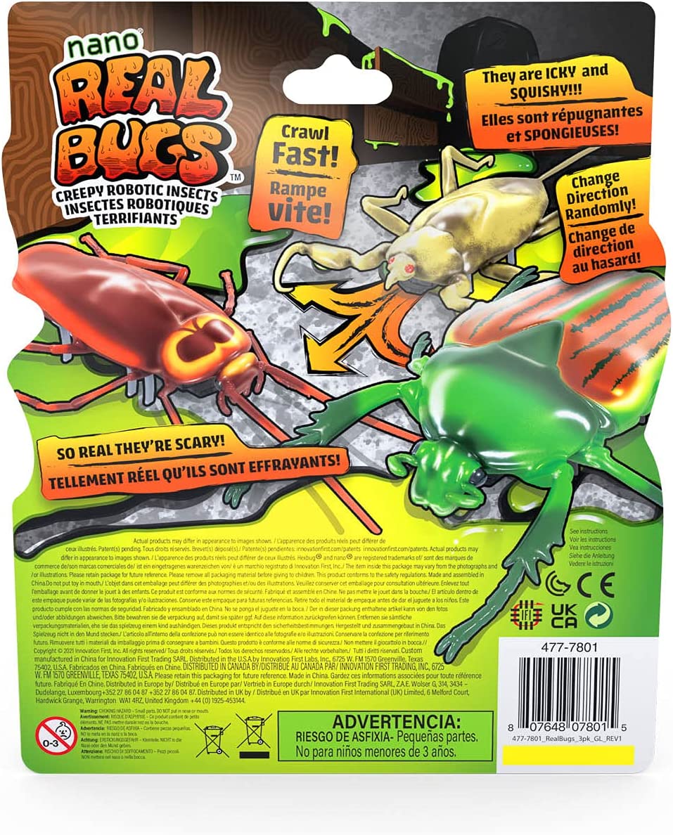 Hexbug Nano Real Bugs 3 Pack