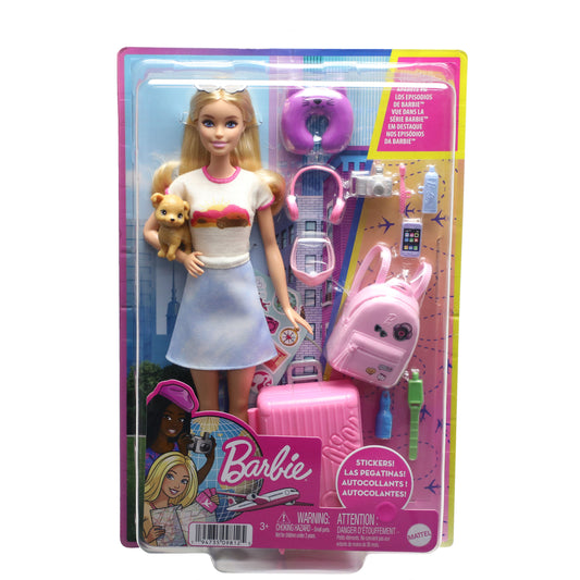 Barbie Doll Malibu Travel Set