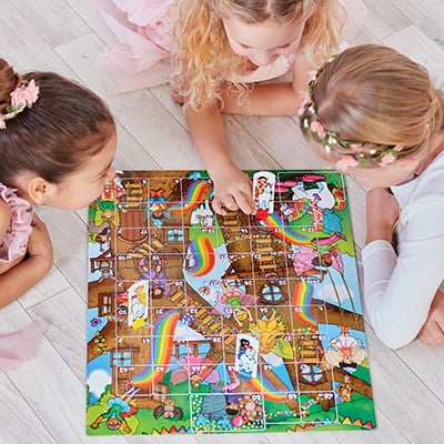 Fairy Snakes &amp; Ladders and Ludo Board Game