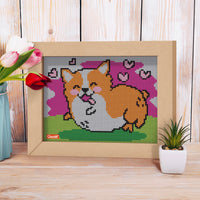 Pixel Art 4 Kawaii Design Corgi