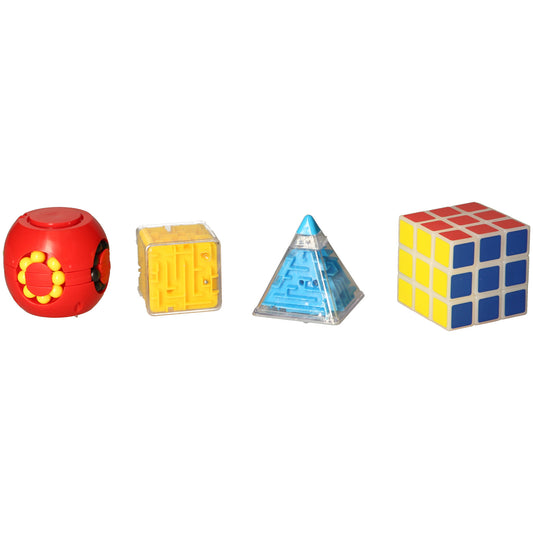 4-in-1 Brain Teaser Puzzles