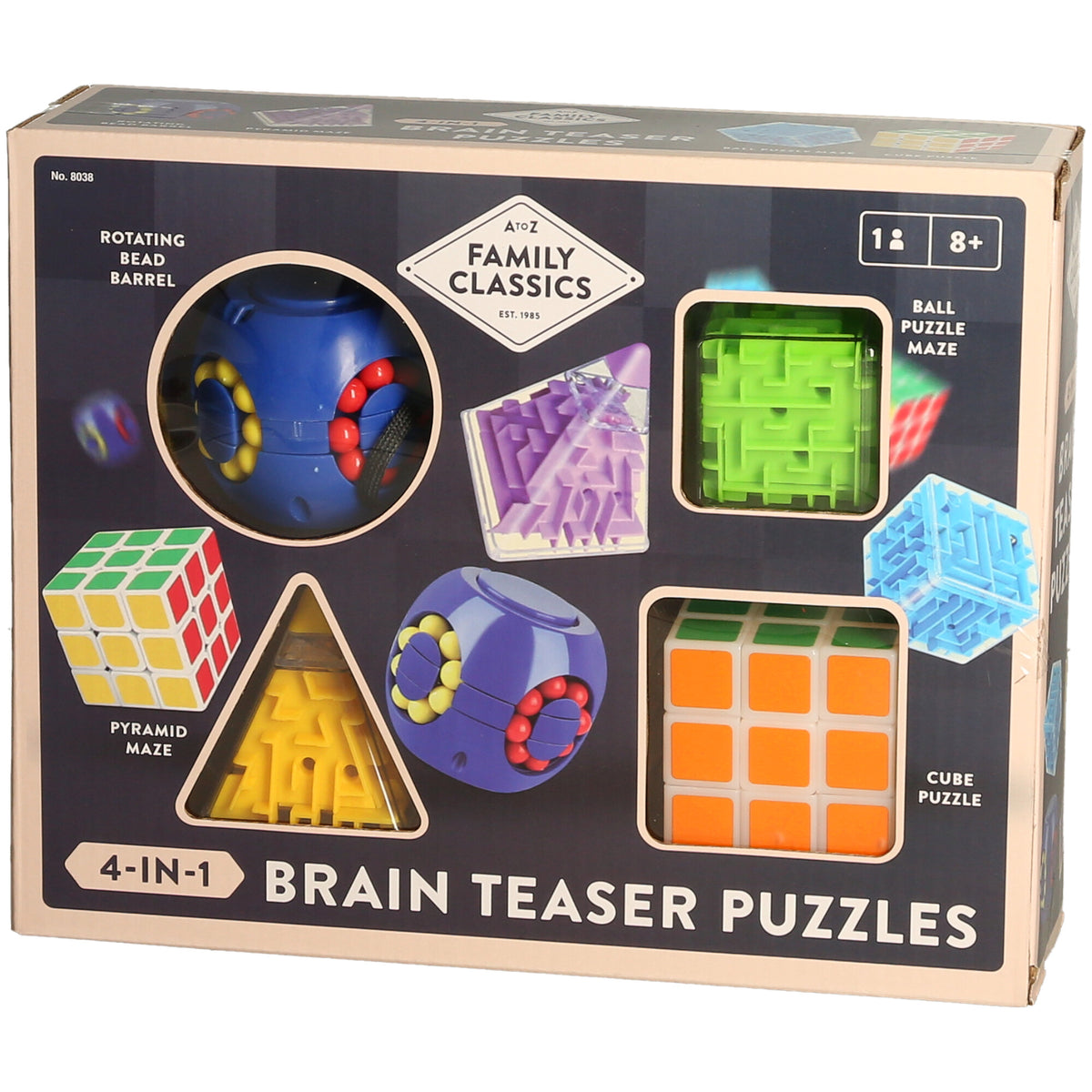 4-in-1 Brain Teaser Puzzles