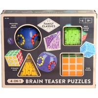 4-in-1 Brain Teaser Puzzles