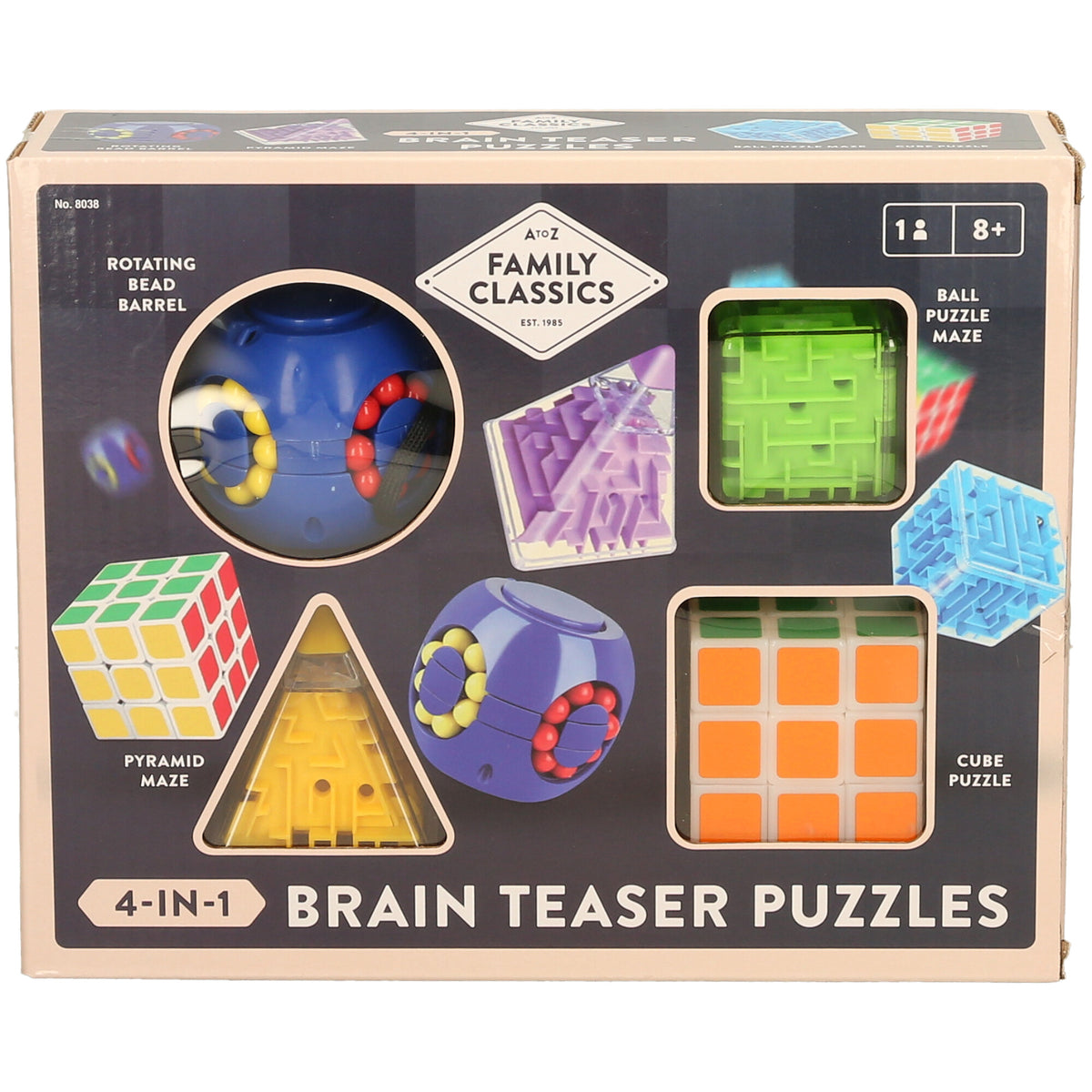 4-in-1 Brain Teaser Puzzles