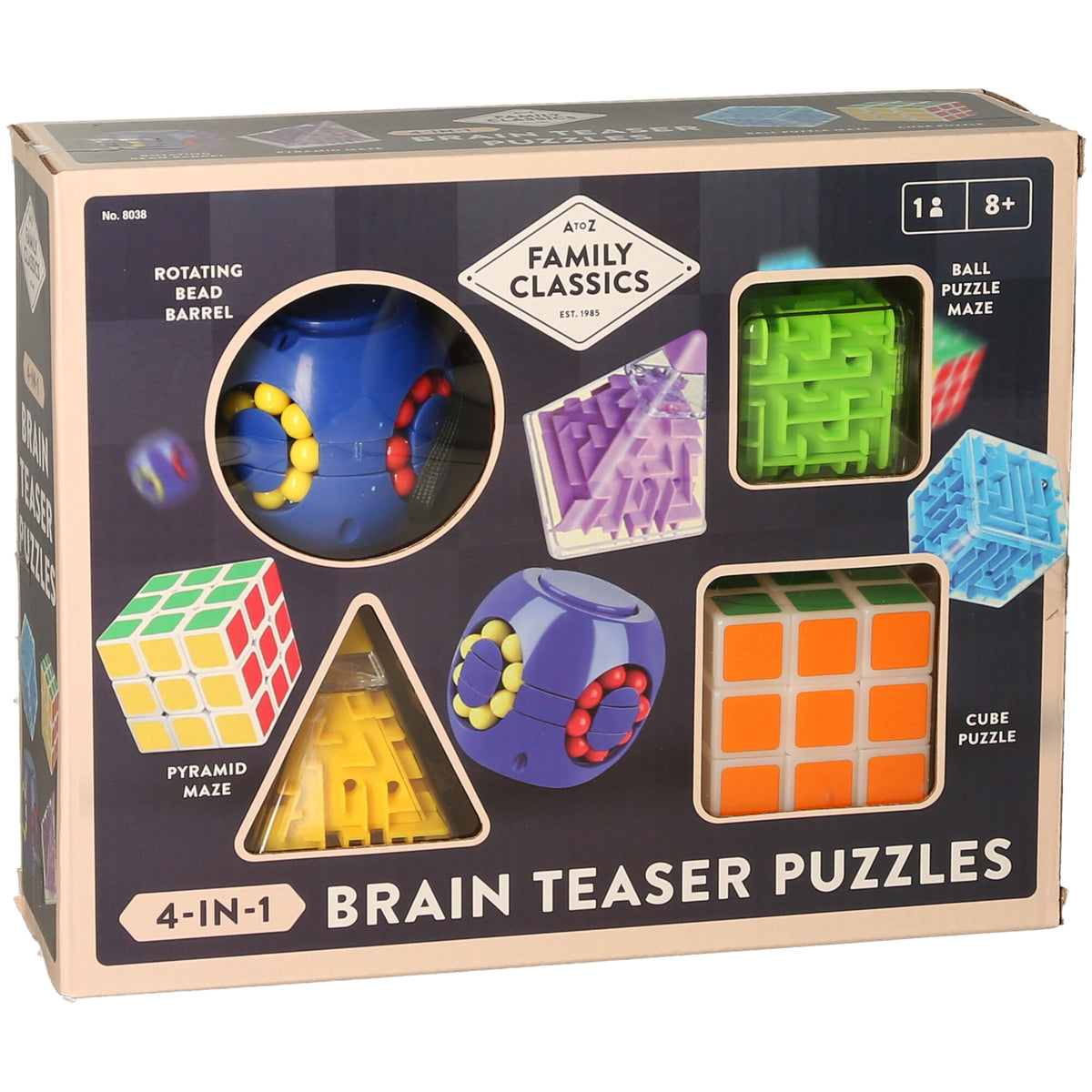 4-in-1 Brain Teaser Puzzles