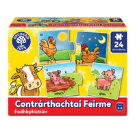 Orchard Toys Farm Opposites (Irish Language Version)