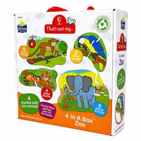 That's Not My 4 in 1 Puzzle Set Zoo – product view