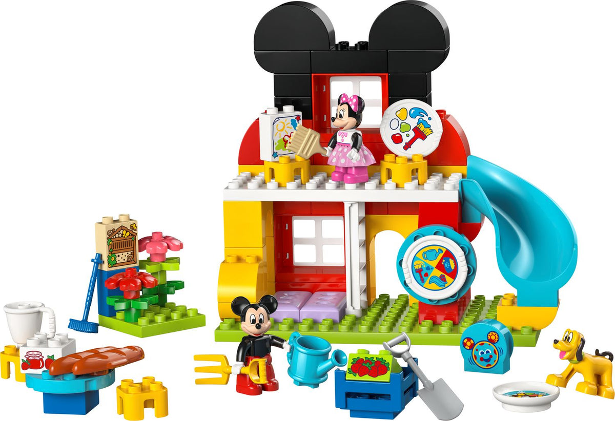 Toys at Foys - LEGO DUPLO 10465 Mickey Mouse Clubhouse with Minnie & Pluto - built model