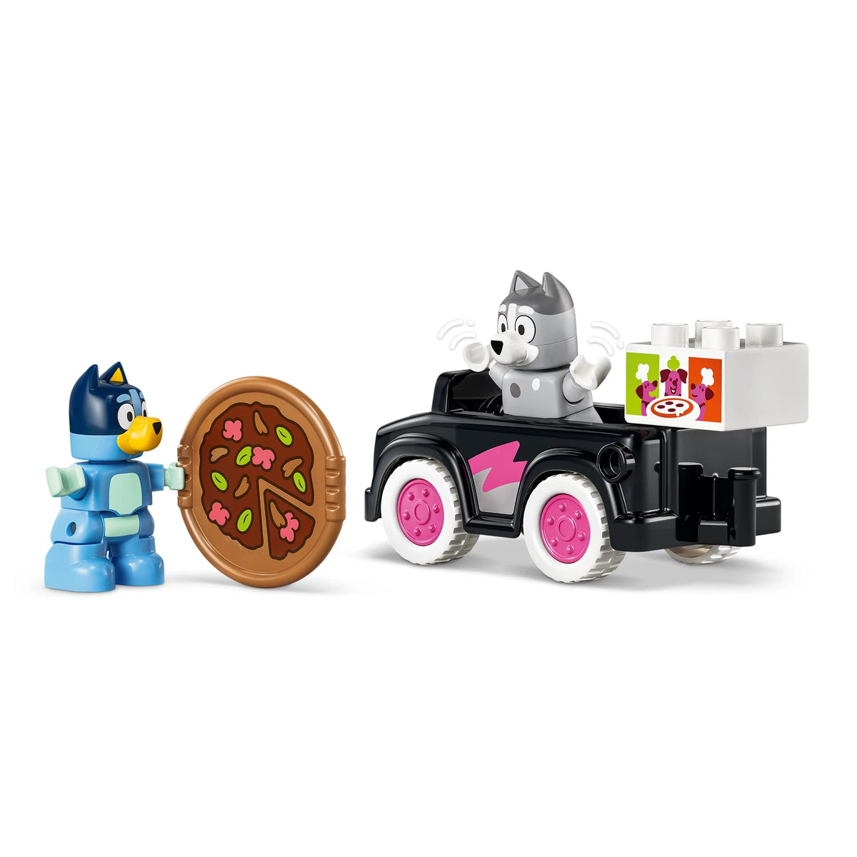 LEGO DUPLO 10469 Bluey Pizza Girls with Muffin and Bluey – detail