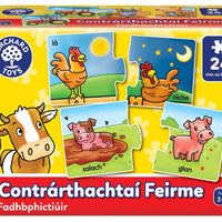 Orchard Toys Farm Opposites (Irish Language Version)
