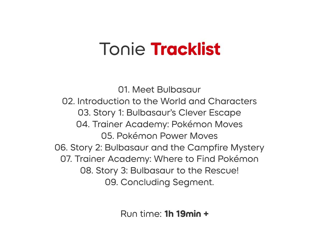 Tonies Pokémon Bulbasaur audio Tonie figure – view 3