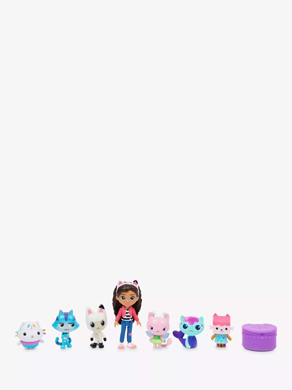 Gabby's Dollhouse Deluxe Figure Set with 7 Figures – close-up of the toy